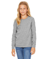 BELLA + CANVAS Youth Jersey Long Sleeve T-Shirt BC3501Y Youth Apparel Shirts & Tops