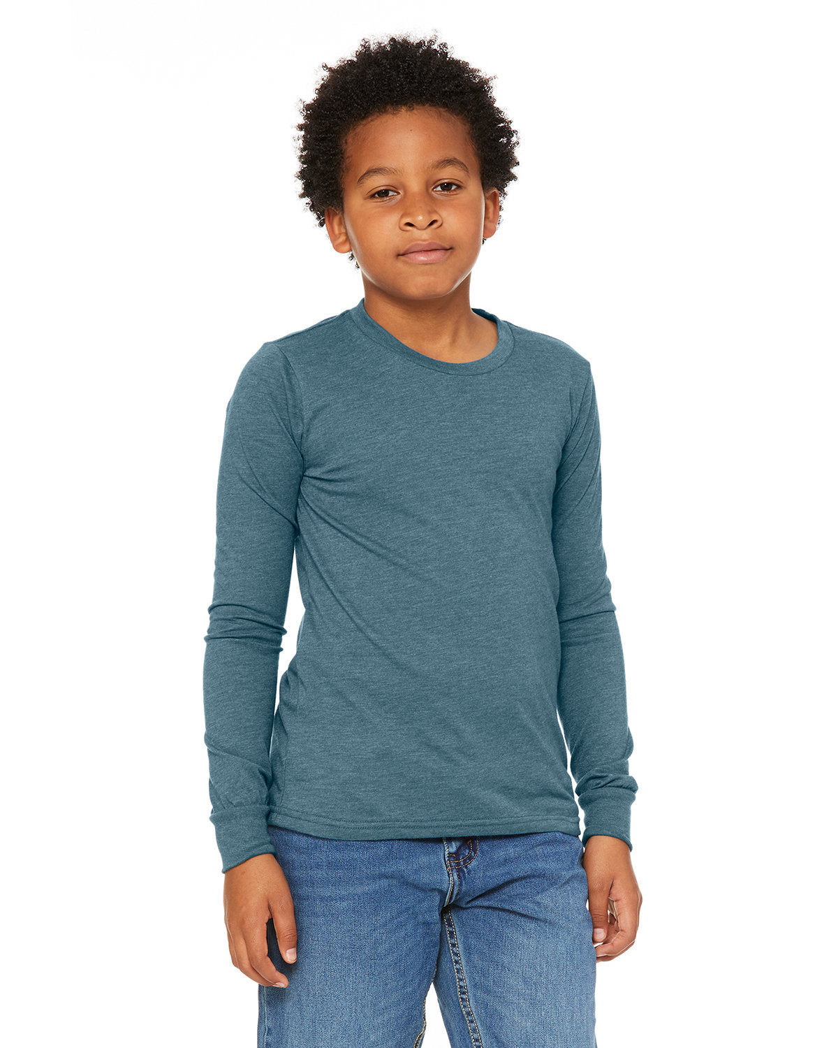 BELLA + CANVAS Youth Jersey Long Sleeve T-Shirt BC3501Y Youth Apparel Shirts & Tops