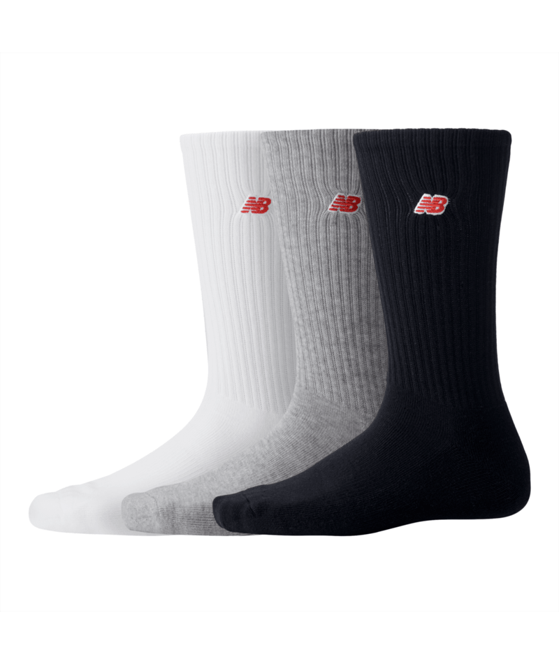 New Balance Patch Logo Crew 3 Pairs-1