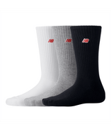 New Balance Patch Logo Crew 3 Pairs-1