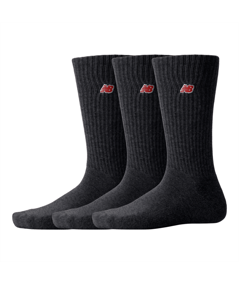 New Balance Patch Logo Crew 3 Pairs-1