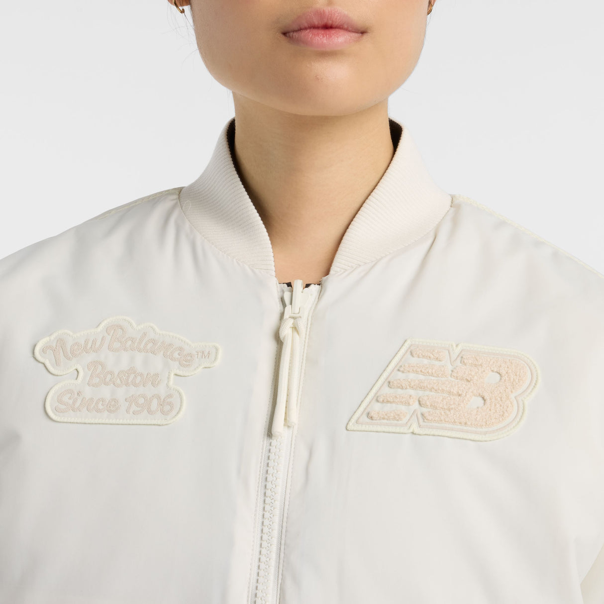 New Balance Women's NB X Lunar New Year Woven Bomber Jacket-5