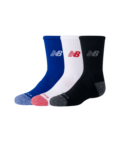 New Balance Youth Active Crew Socks 3 Pairs-1