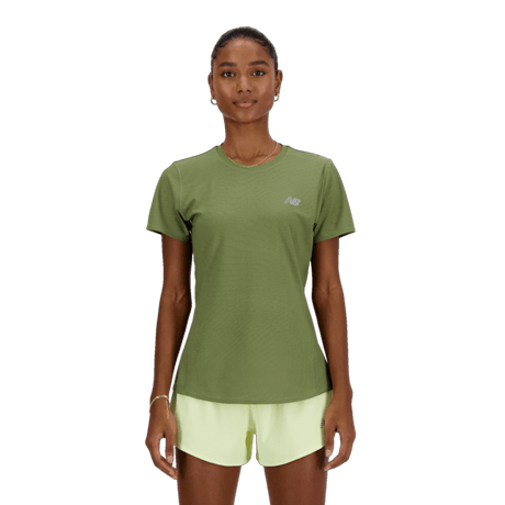 New Balance Women's Jacquard Slim T-Shirt-1