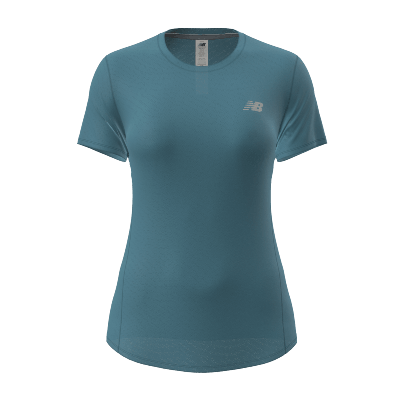 New Balance Women's Jacquard Slim T-Shirt-1