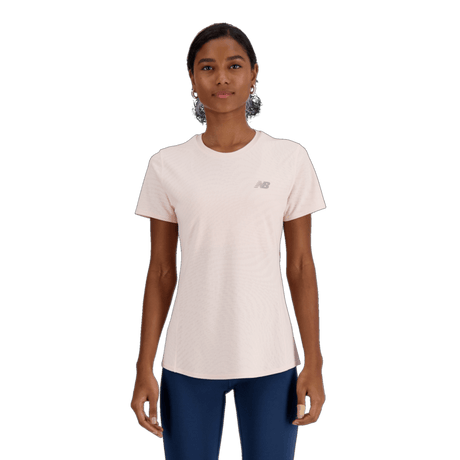 New Balance Women's Jacquard Slim T-Shirt-1