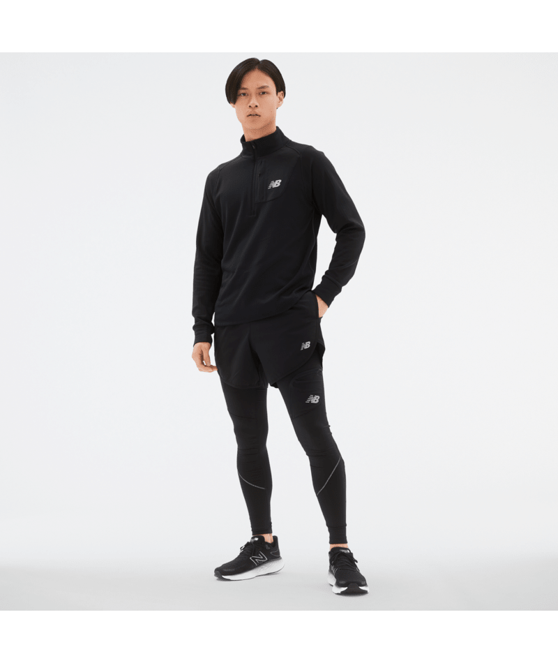 New Balance Men's Heat Grid Half Zip Shirt-6
