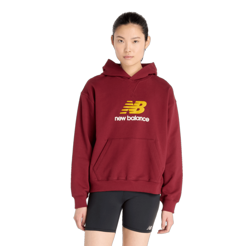 New Balance Women's Athletics French Terry Logo Hoodie-1