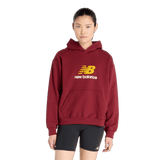 New Balance Women's Athletics French Terry Logo Hoodie-1