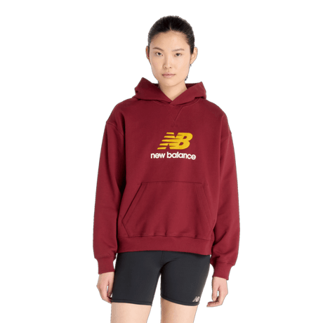 New Balance Women's Athletics French Terry Logo Hoodie-1