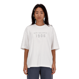 New Balance Women's Iconic Collegiate Jersey Oversized T-Shirt-1