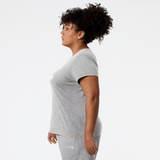 New Balance Women's Essentials Stacked Logo Tee-2