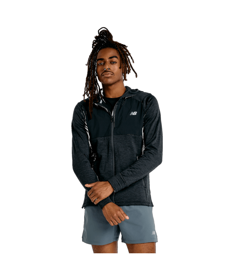 New Balance Men's Heat Grid Hooded Full Zip-1