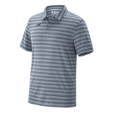 New Balance Men's Team Striped Polo Shirt-1