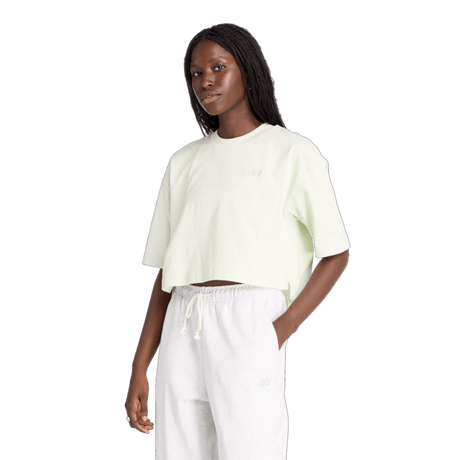 New Balance Women's Logo Oversized Jersey T-Shirt-1