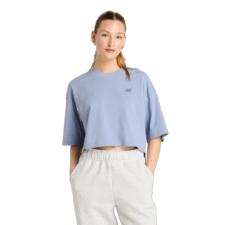 New Balance Women's Logo Oversized Jersey T-Shirt-1