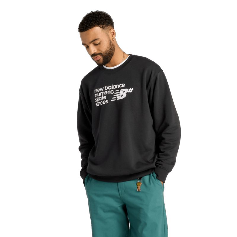 New Balance Men's Numeric French Terry Crew-1