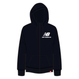 New Balance Men's Essentials Stacked Full Zip Hoodie-1