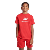 New Balance Youth Jersey Stacked Logo Tee-1