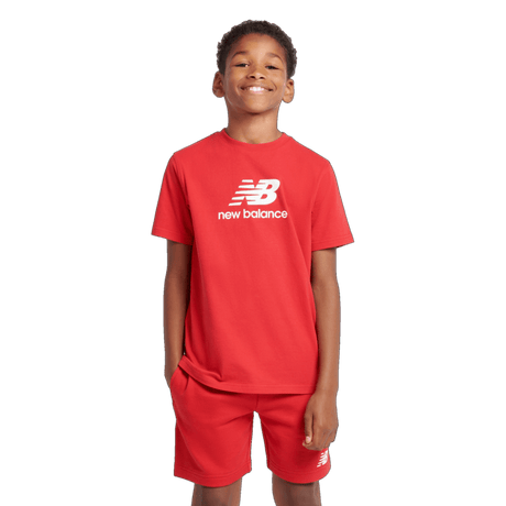 New Balance Youth Jersey Stacked Logo Tee-1