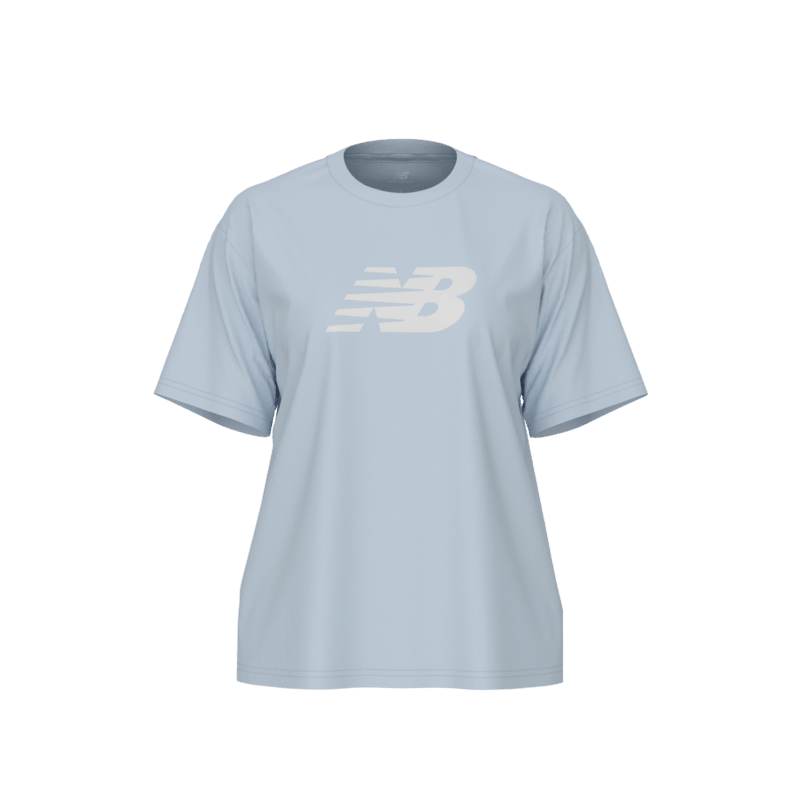 New Balance Women's Sport Jersey Relaxed Logo T-Shirt-1