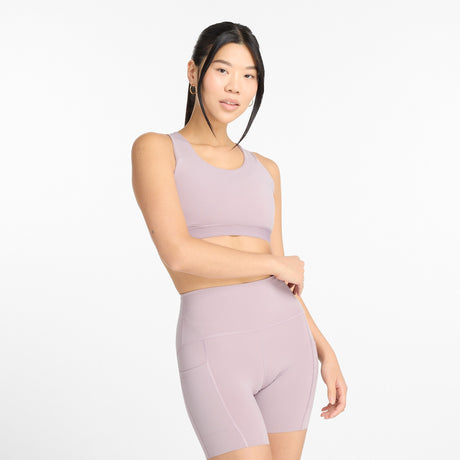 New Balance Women's Athletics Medium Impact Sleek Sports Bra-1