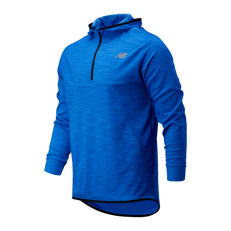 New Balance Men's Tenacity Hooded Quarter Zip-1