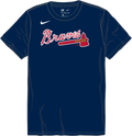 Nike Atlanta Braves Youth Institutional Short Sleeve Crew Neck Tee