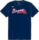Nike Atlanta Braves Youth Institutional Short Sleeve Crew Neck Tee