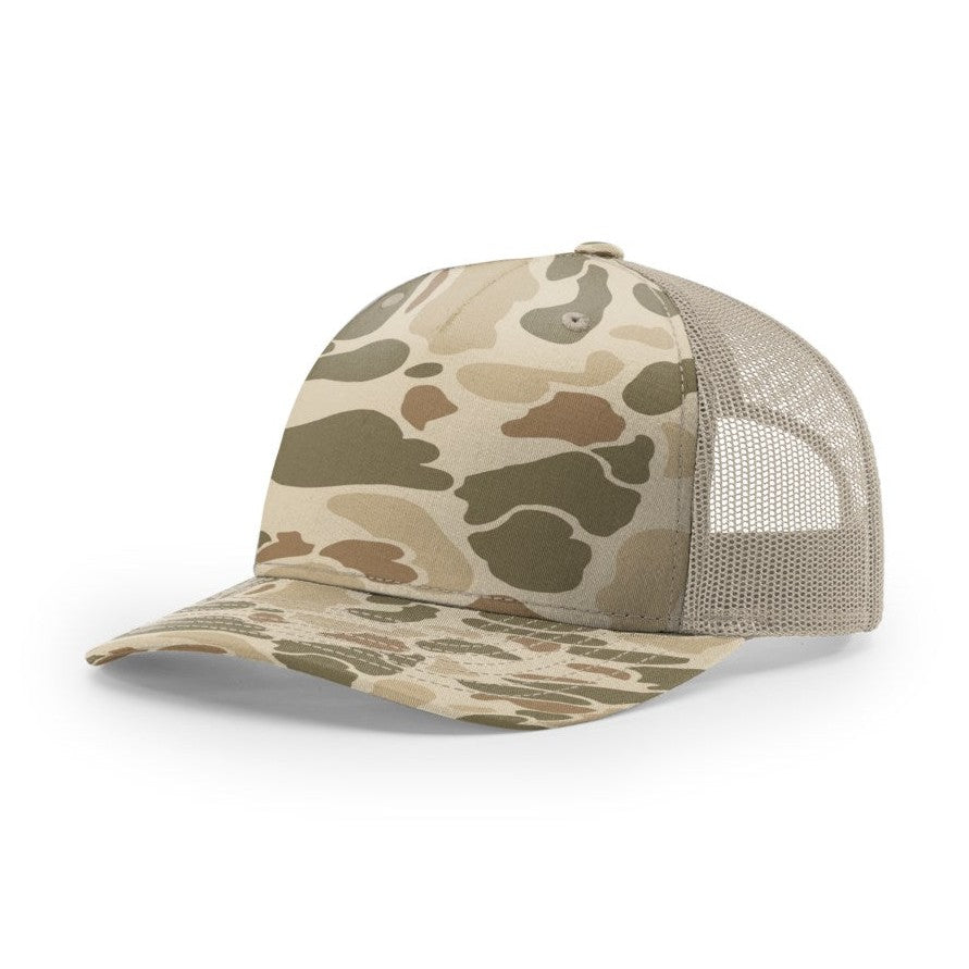 Richardson 112PFP Printed Five Panel Trucker Hat Unisex Accessories Hats & Caps