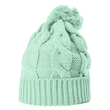 Richardson 141 Chunk Twist Knit Beanie with Cuff & Pom Hat Unisex Accessories Hats & Caps
