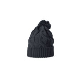 Richardson 141 Chunk Twist Knit Beanie with Cuff & Pom Hat