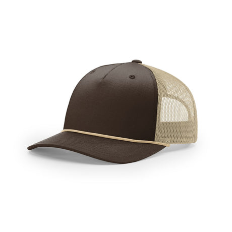 Richardson 112FPR Five Panel Trucker with Rope Hat