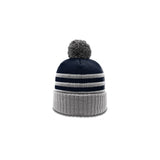 Richardson 134 Striped Beanie with Cuff & Pom Hat