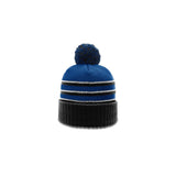 Richardson 134 Striped Beanie with Cuff & Pom Hat