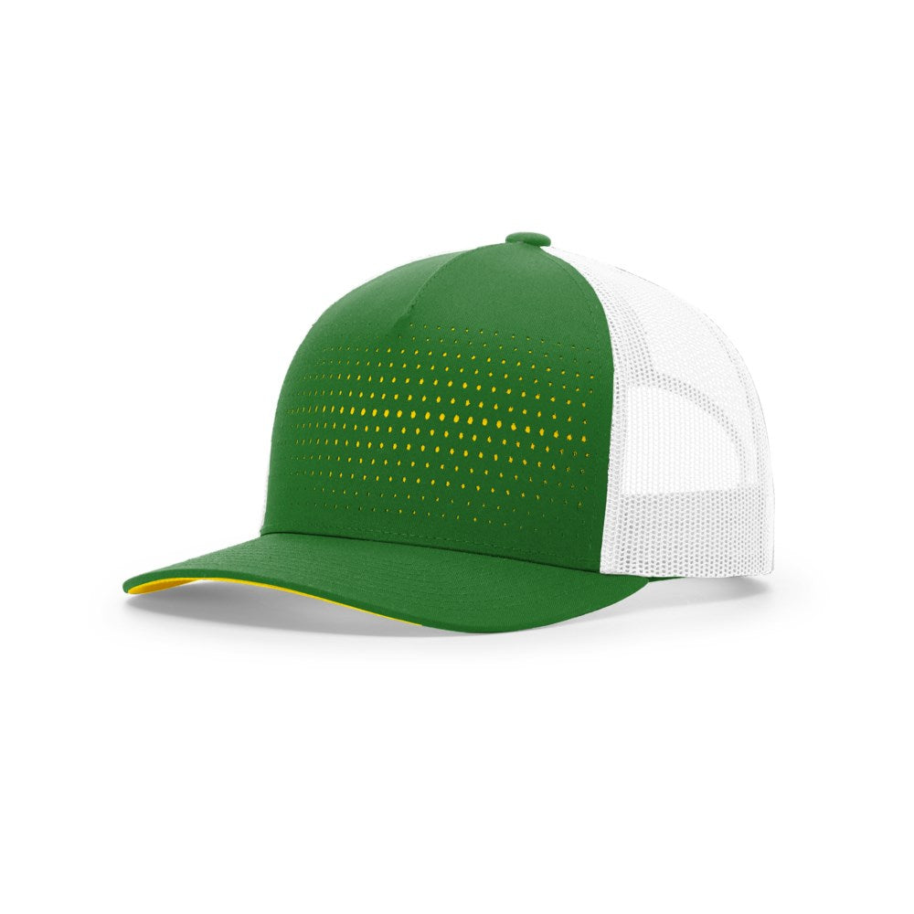 Richardson 163 Laser Cut Five Panel Trucker Hat