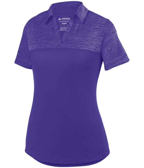 Augusta Sportswear  Women's Ladies Shadow Tonal Heather Polo