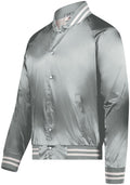 Augusta Sportswear  Men's Satin Baseball Jacket/striped Trim