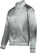 Augusta Sportswear  Men's Satin Baseball Jacket/striped Trim