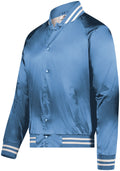Augusta Sportswear  Men's Satin Baseball Jacket/striped Trim