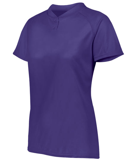 Augusta Sportswear  Women's Ladies Attain Wicking Two-button Softball Jersey