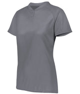 Augusta Sportswear  Women's Ladies Attain Wicking Two-button Softball Jersey