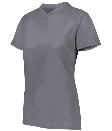 Augusta Sportswear  Women's Ladies Attain Wicking Two-button Softball Jersey