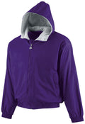 Augusta Sportswear Youth Hooded Taffeta Jacket/fleece Lined