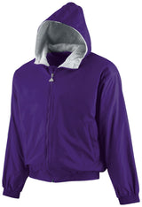 Augusta Sportswear Youth Hooded Taffeta Jacket/fleece Lined