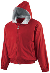 Augusta Sportswear Youth Hooded Taffeta Jacket/fleece Lined