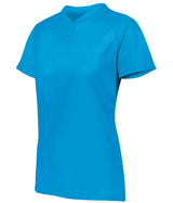 Augusta Sportswear  Women's Ladies Attain Wicking Two-button Softball Jersey