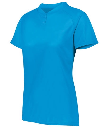 Augusta Sportswear  Women's Ladies Attain Wicking Two-button Softball Jersey