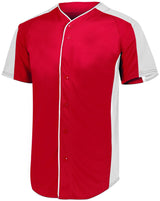 Augusta Sportswear Youth Full-button Baseball Jersey