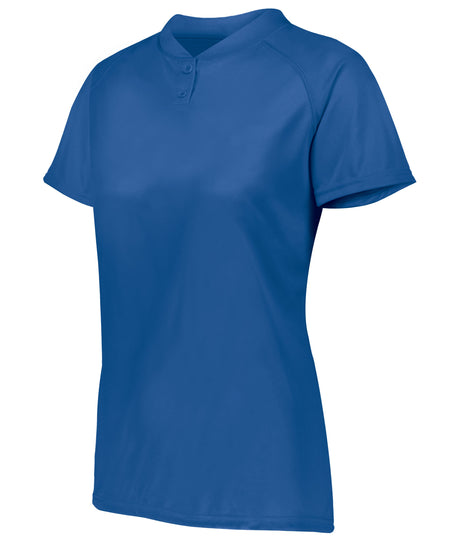 Augusta Sportswear  Women's Ladies Attain Wicking Two-button Softball Jersey